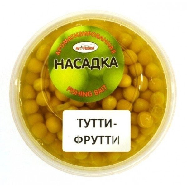 Горох насадковий, Art Fishing, банку, 250мл, смак Тутті-Фрутті